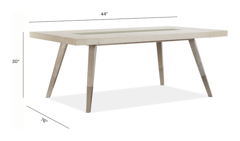 Lenox - Rectangular Dining Table - Warm Silver, photo 5 of 7