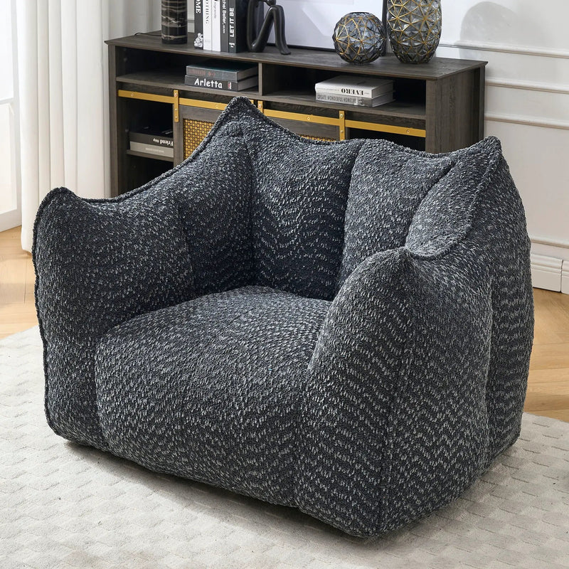 Comfortable Chenille Sofa Chairs With Highly Resilient Foam by HouseOfZazla