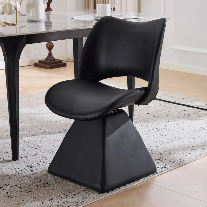 Modern Swivel Dining Chair With High Back by Unique Piece Furniture