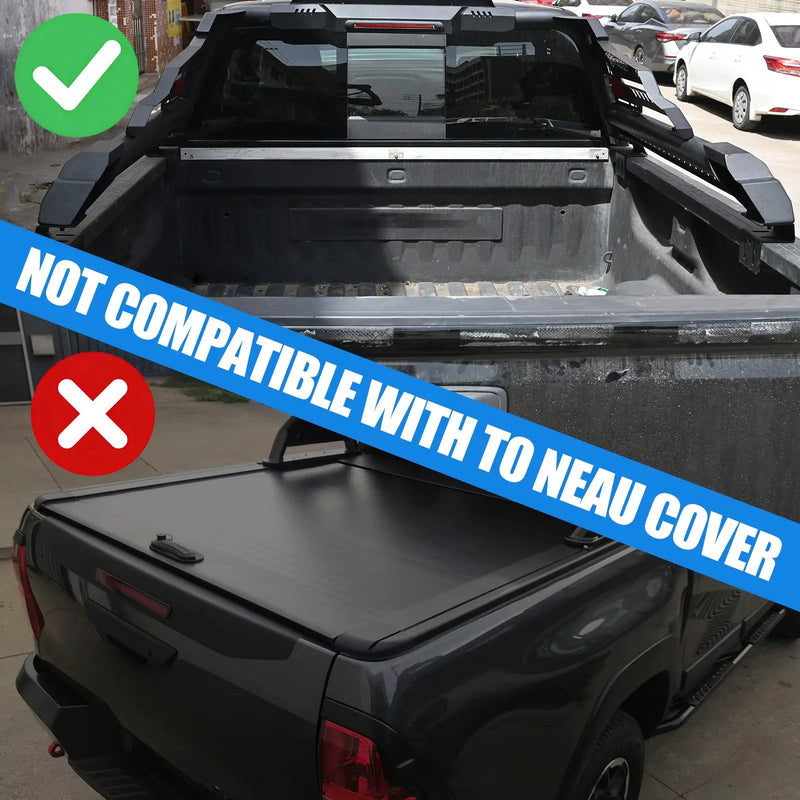 Universal Truck Bed Roll Bar, Steel Chase Rack Sport Bar by HouseOfZazla