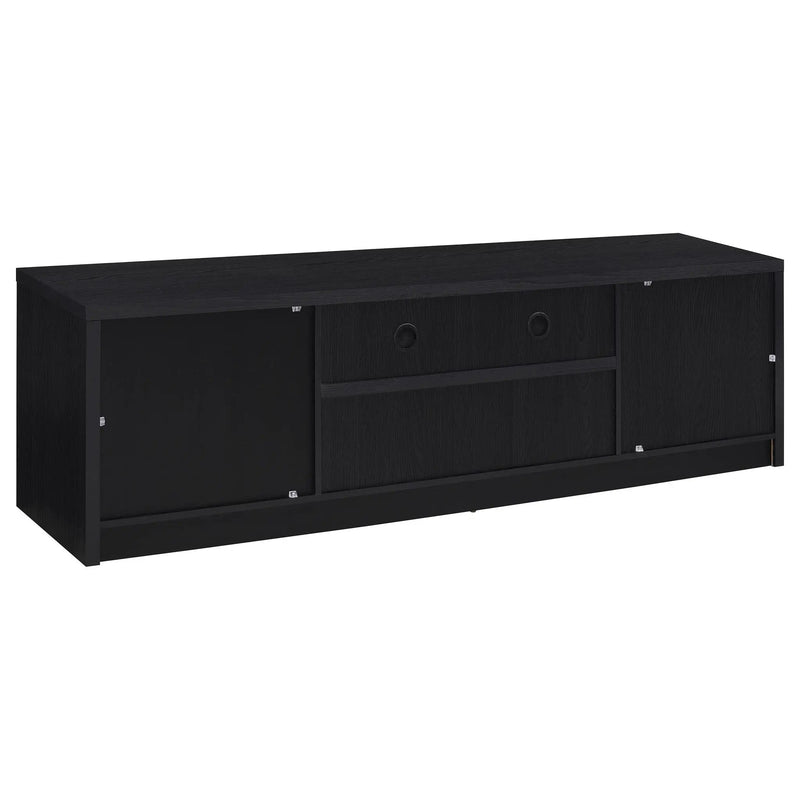Winfield 3-piece Entertainment Center 78-inch TV Stand Black by Unique Piece Furniture