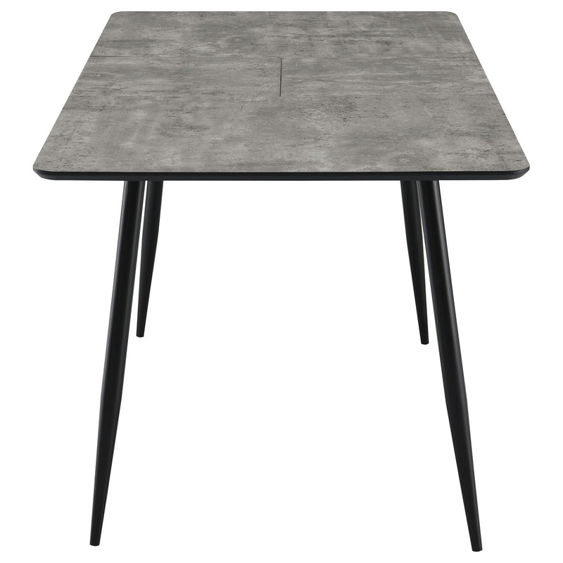 Grant - Extension Dining Table With Butterfly Leaf - Gray by HouseOfZazla