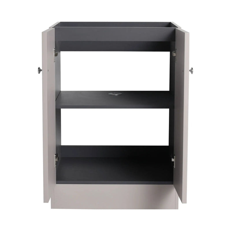 Modern Freestanding Bathroom Vanity With Soft Close Cabinet Doors