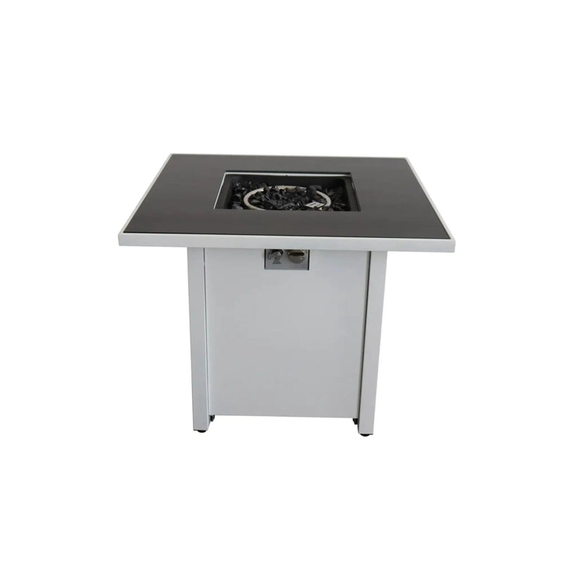 Fire Pit With Powder Coated And Top - White by Unique Piece Furniture