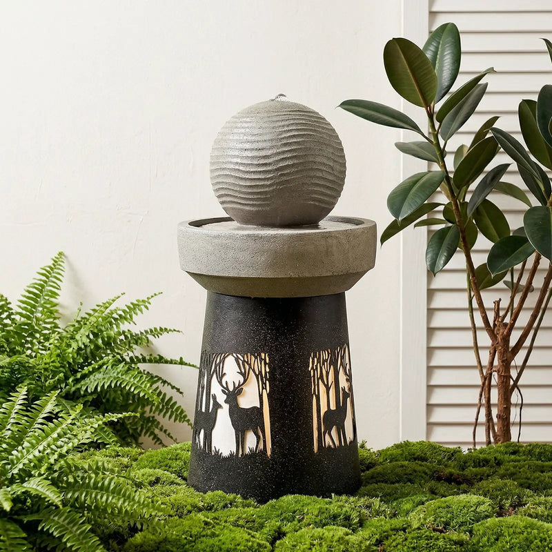 Outdoor Garden Lantern with Warm LED Light by HouseOfZazla