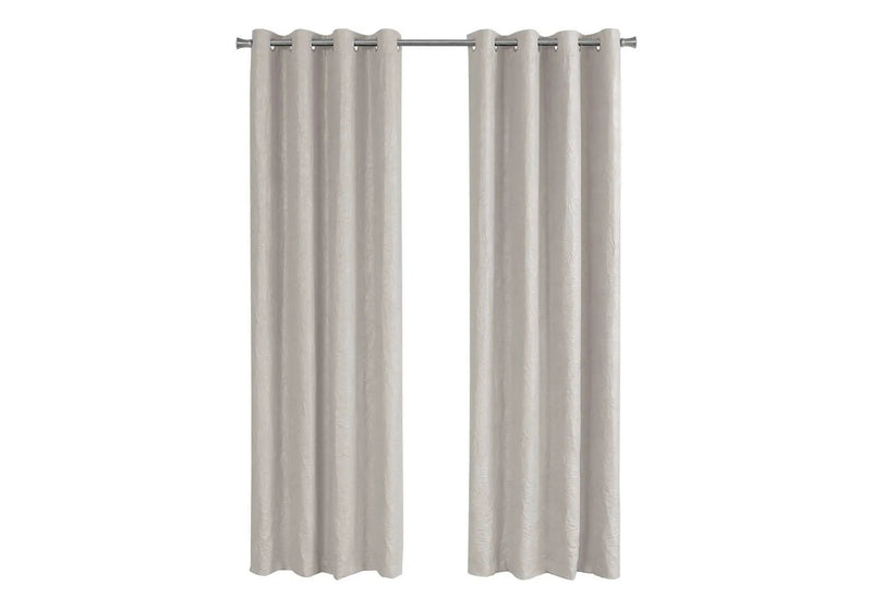 2 Pieces Set Room Darkening Curtain Panels with Grommet - Contemporary Style by HouseOfZazla