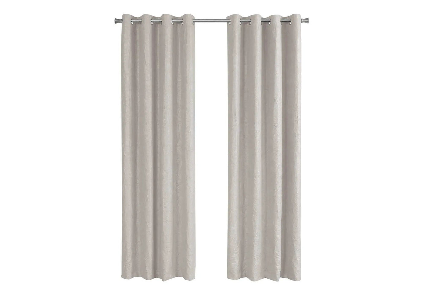 2 Pieces Set, Curtain Panel, Room Darkening, Grommet, Contemporary & Modern by Unique Piece Furniture