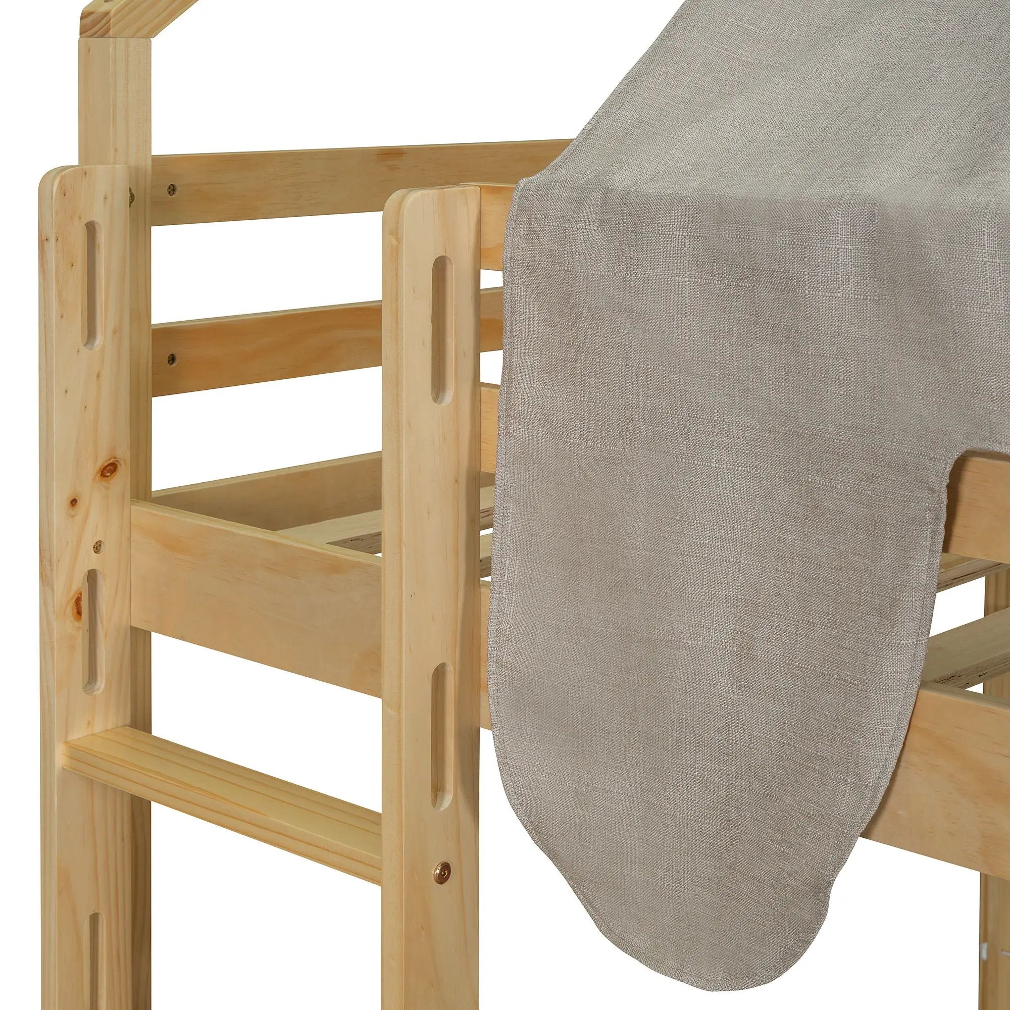 Loft Bed With House Shaped Frame And Tent by HouseOfZazla