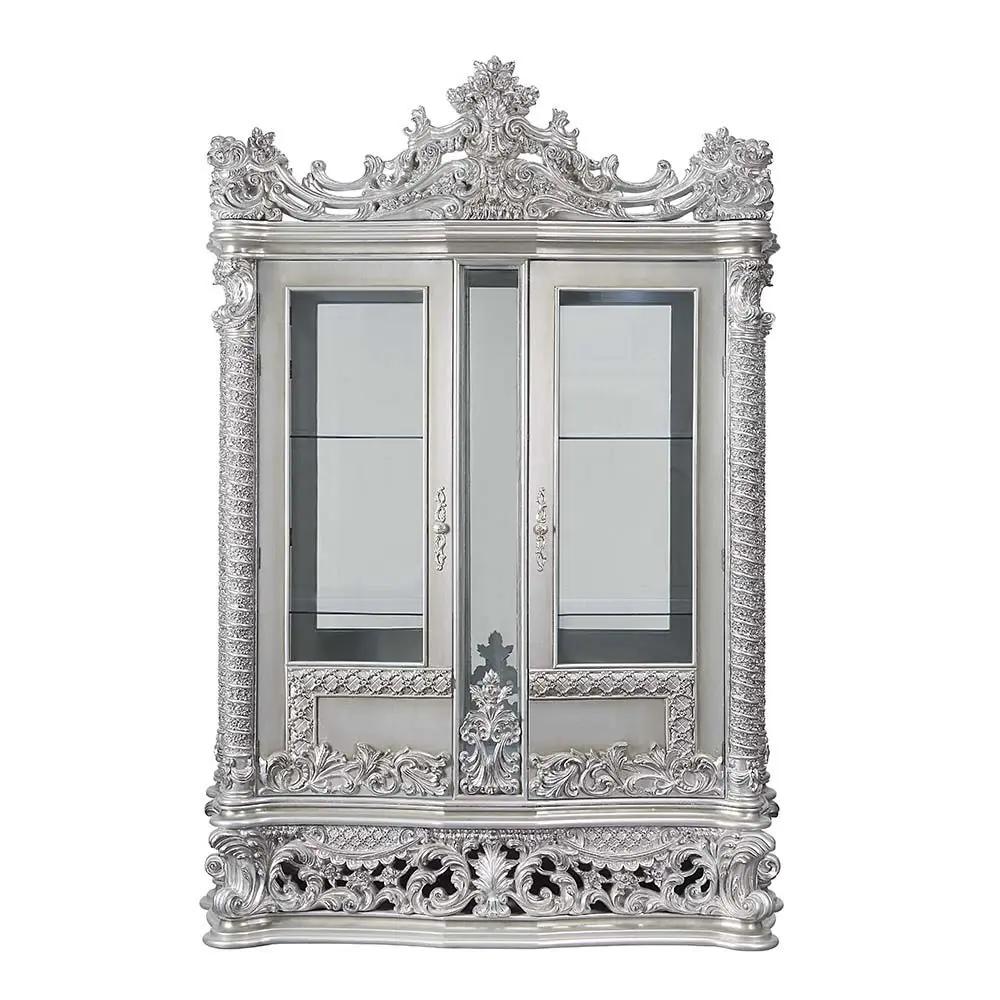 Valkyrie - Curio - Antique Platinum by Unique Piece Furniture