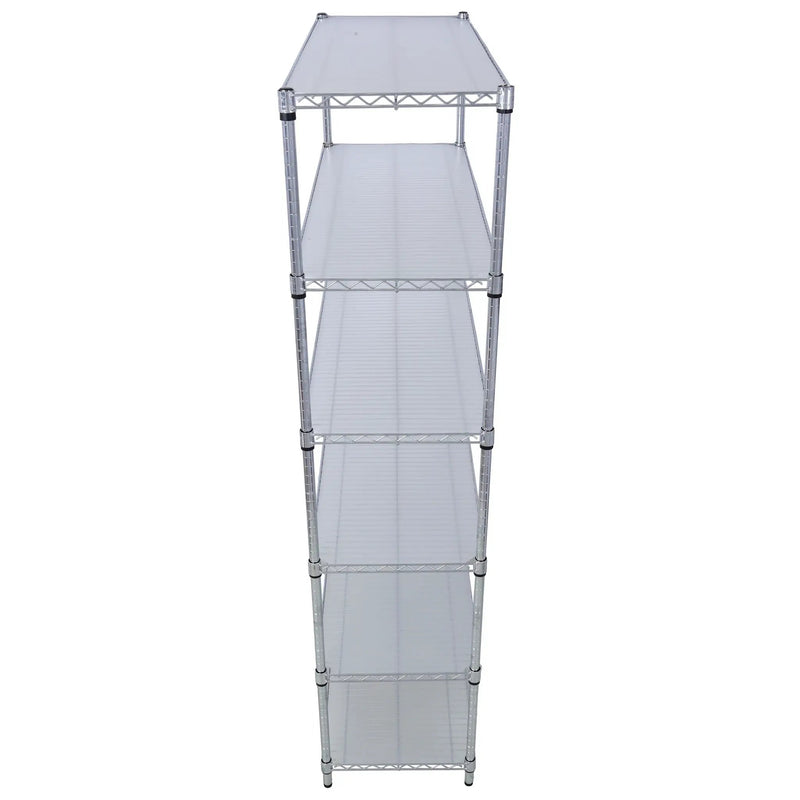 6 Tier 6000Lbs Capacity Nsf Metal Shelf Wire Shelving Unit, Heavy Duty Adjustable Storage Rack With Wheels & Shelf Liners For Commercial Grade Utility Steel Storage Rack by HouseOfZazla