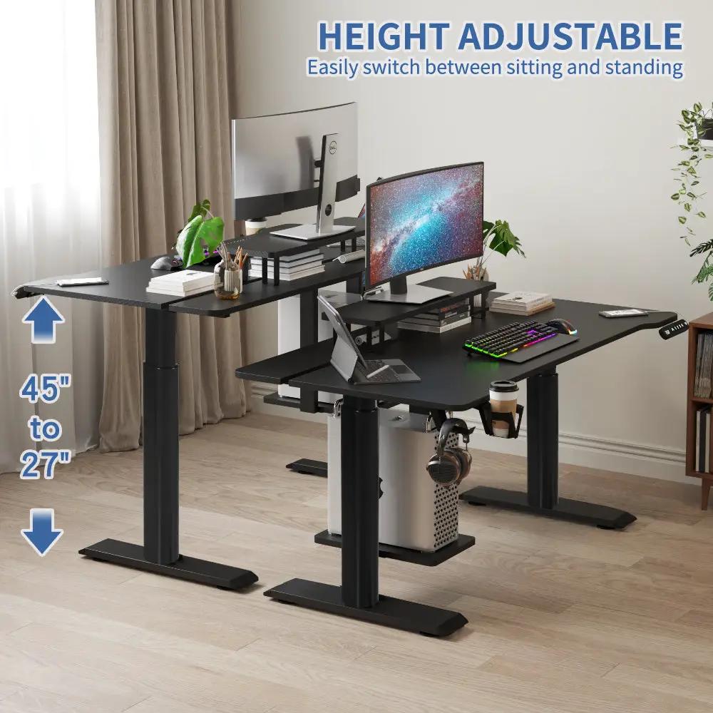 Polaris 63" Adjustable Height Desk by HouseOfZazla