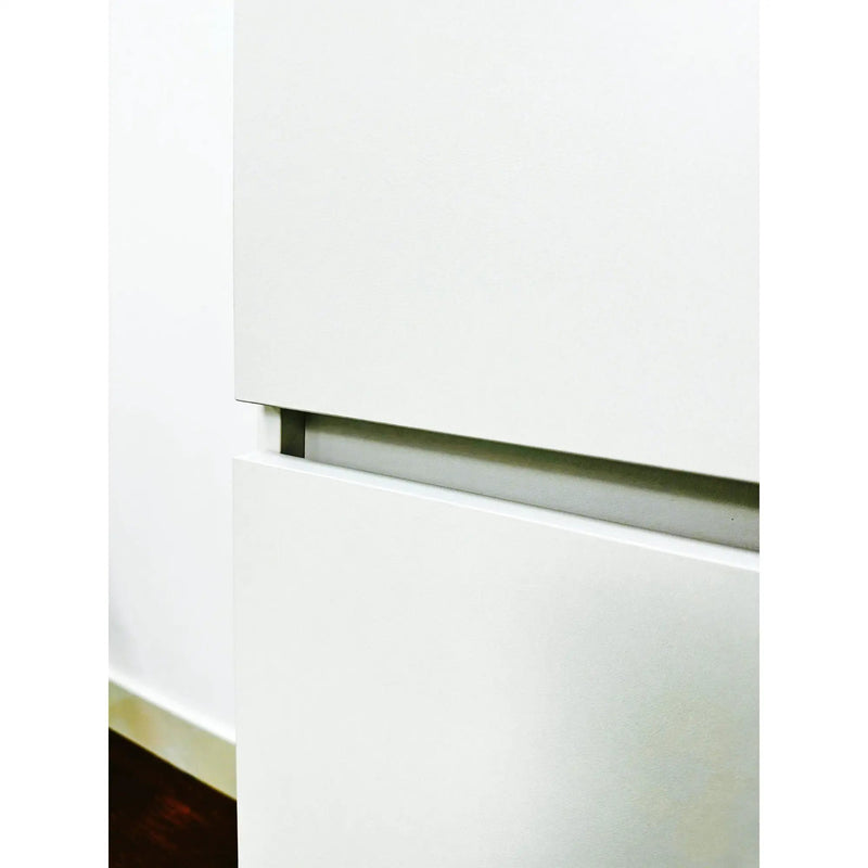 Elise - Slim Modular Closet Cabinet With Drawers - White by HouseOfZazla