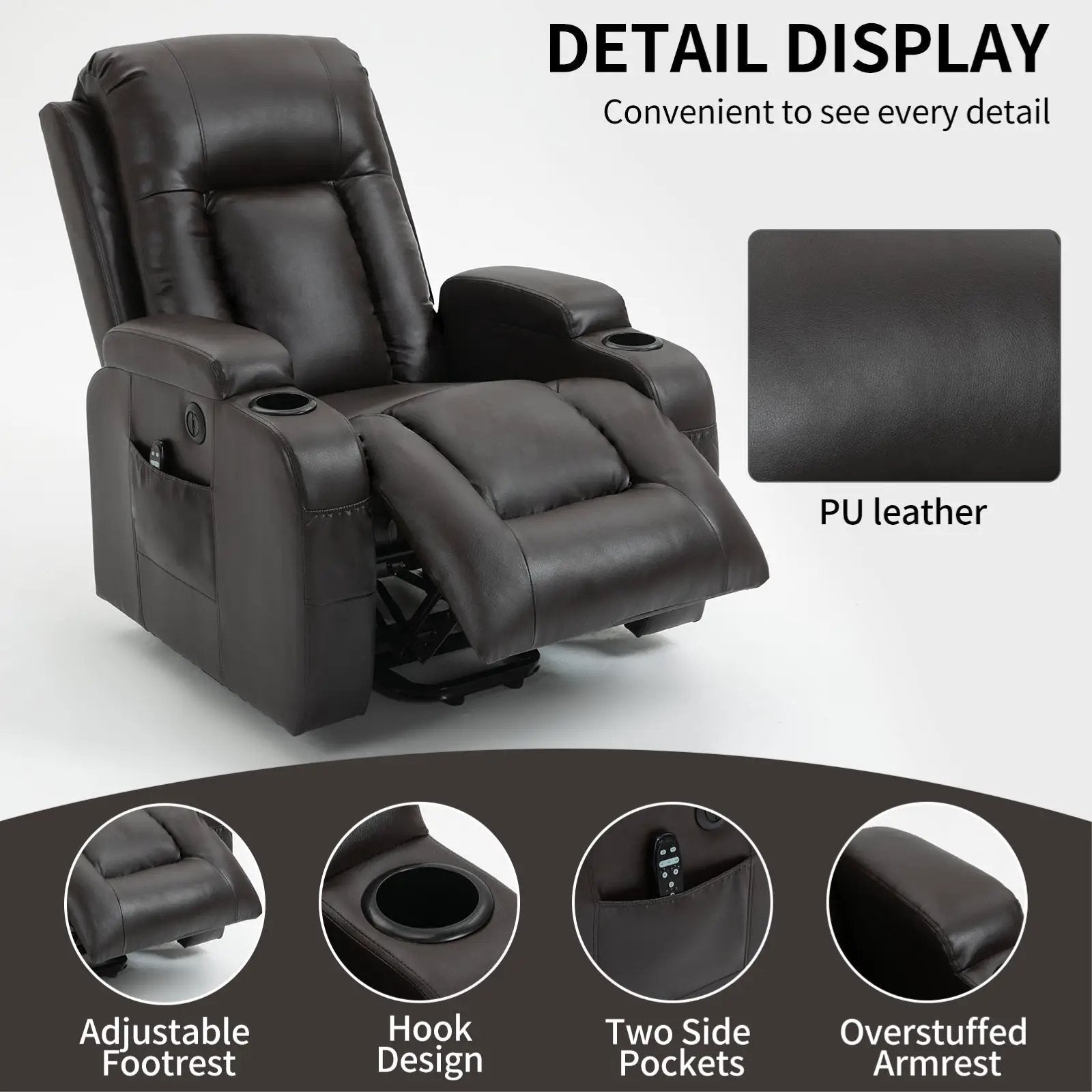 ComfortMax Infinite Position Power Lift Recliner Chair by HouseOfZazla