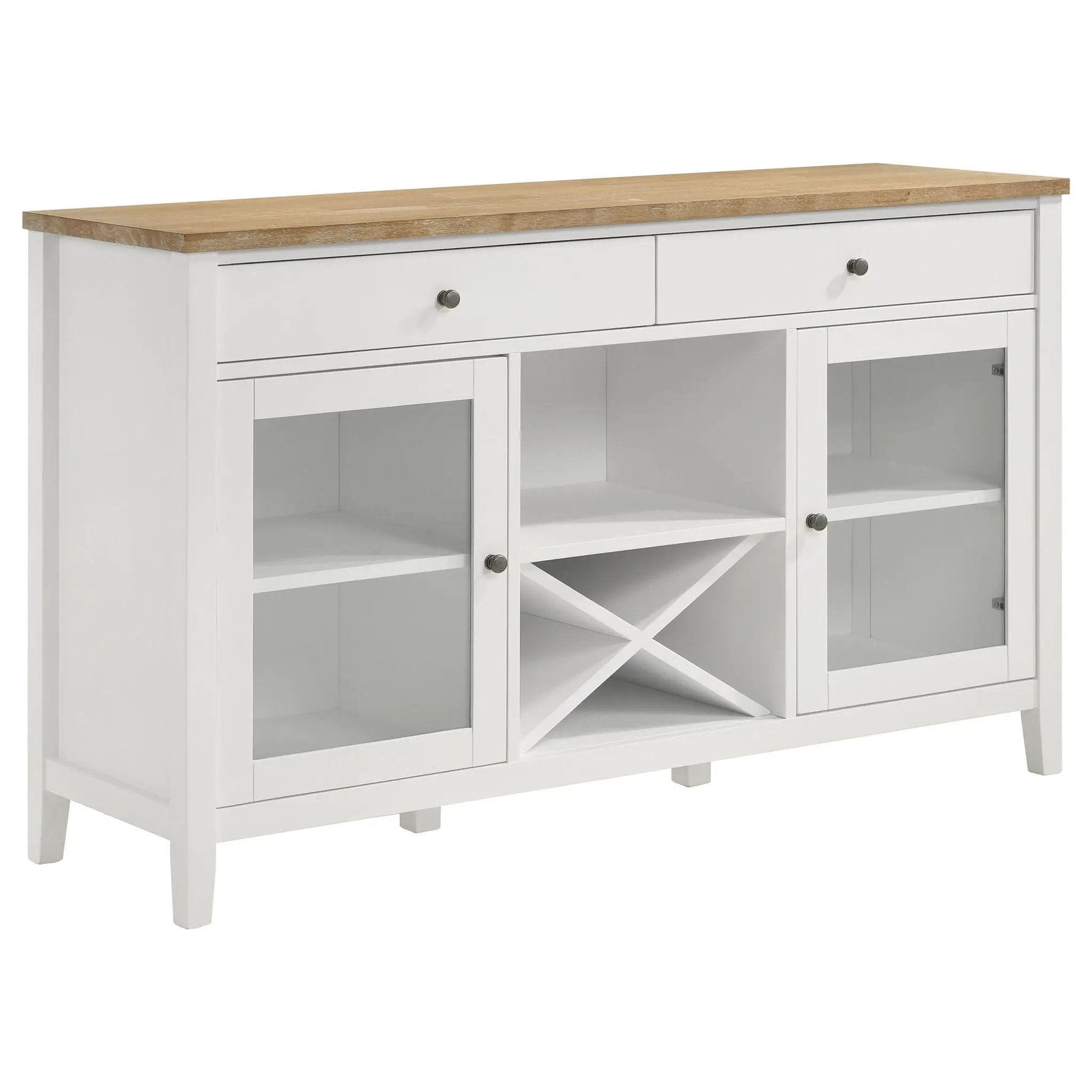 Prager - 2 Door Dining Sideboard - White by HouseOfZazla