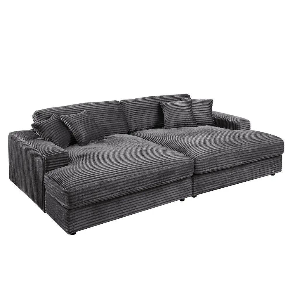 Hilde - Sectional Sofa With 4 Pillows by Unique Piece Furniture