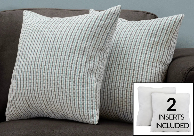 Pillows, Square, Insert Included, Decorative Throw, Hypoallergenic by Unique Piece Furniture
