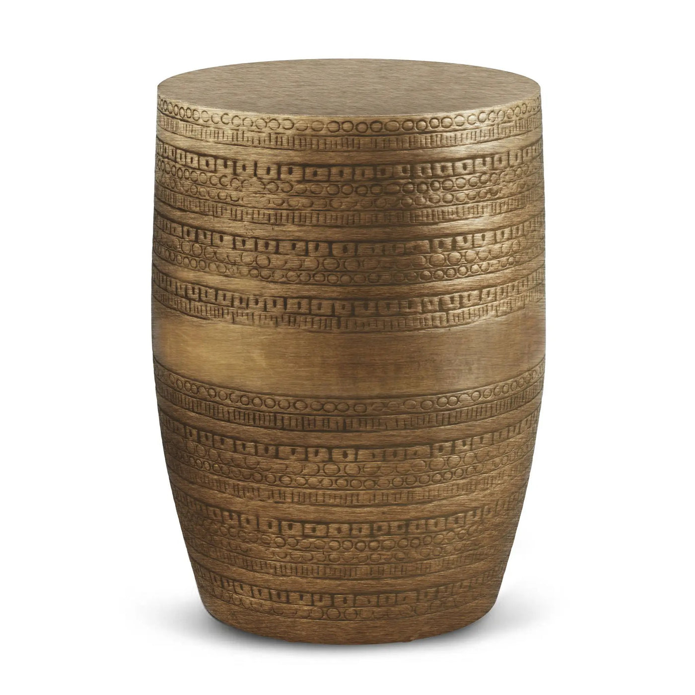 Johnsen - Handcrafted Large Metal Accent Table by HouseOfZazla