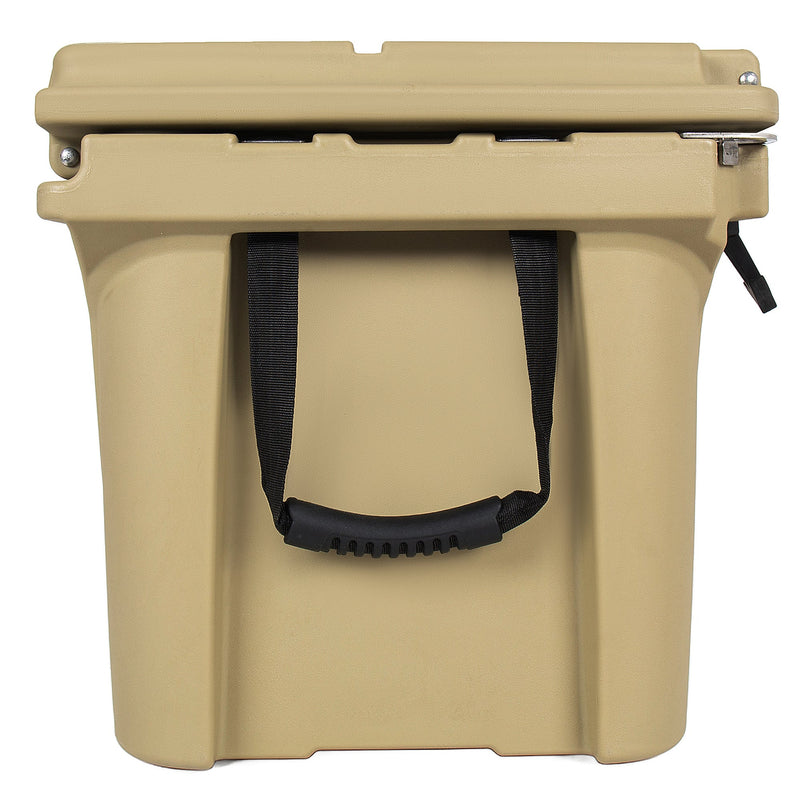 50 Quart Khaki Cooler, Ultra-Light Insulated Ice Chest by HouseOfZazla