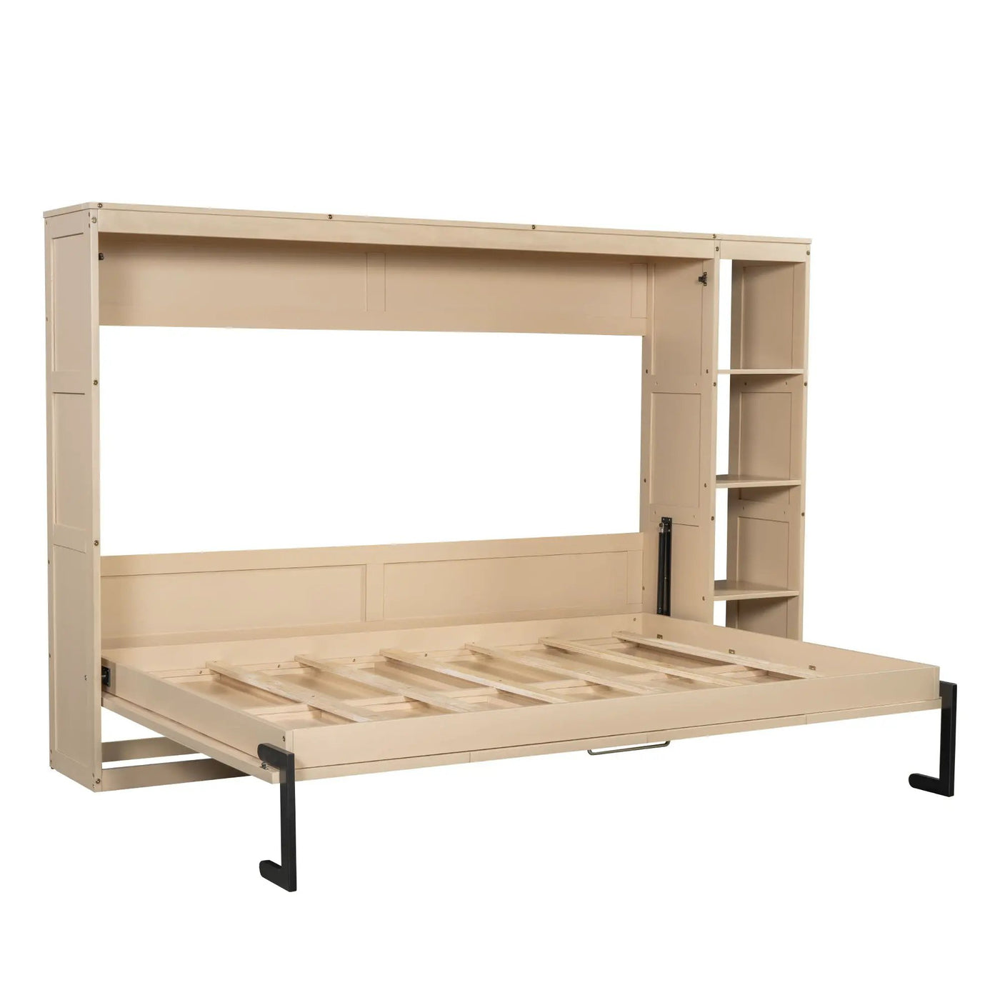 Murphy Bed With Bookshelf And Storage by HouseOfZazla