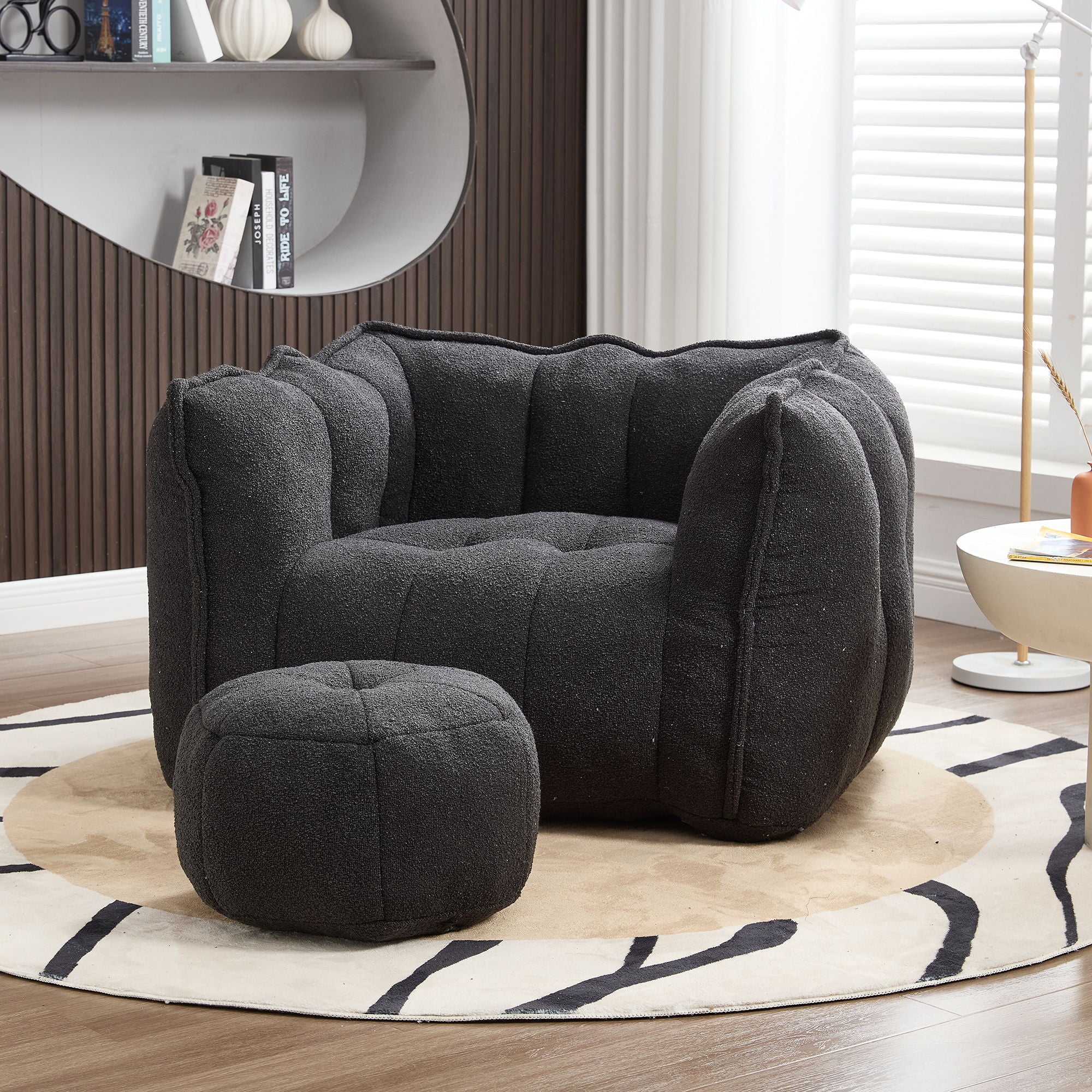 Soft Bean Bag Chair With High Resilient Foam by HouseOfZazla