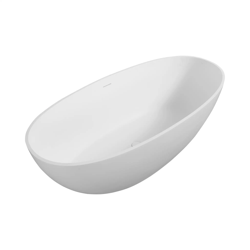 Nuvia Virella 65-Inch Luxury Freestanding Soaking Bathtub With Overflow And Pop-Up Drain (SAK69451) by SAKSBY WHOLESALE