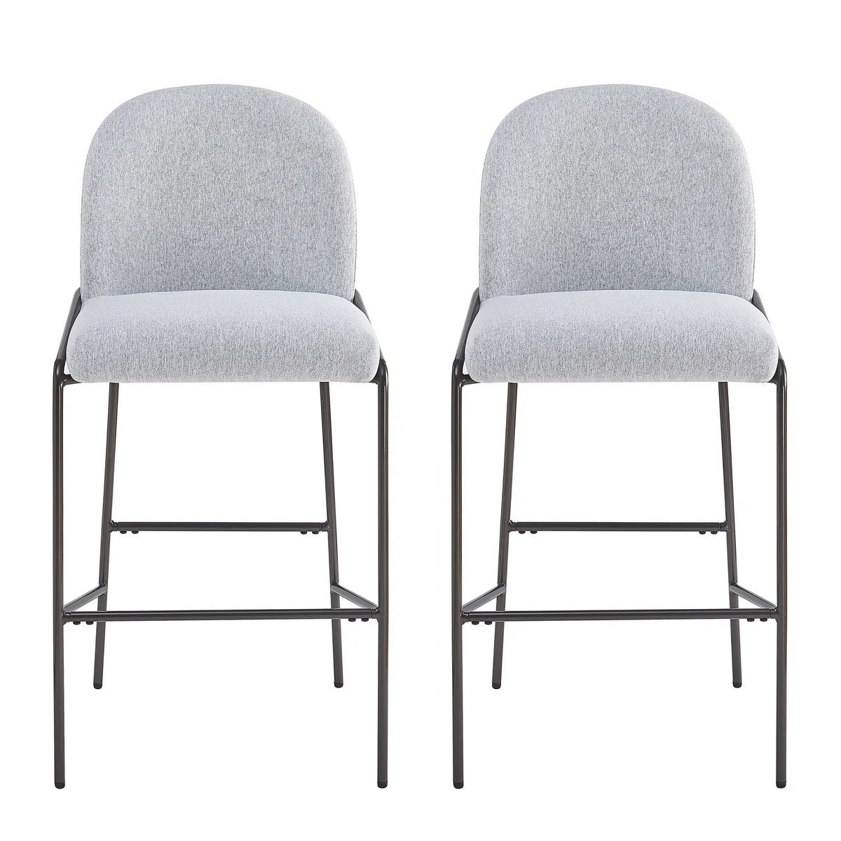 Galen Indoor Metal Upholstered Barstool by HouseOfZazla