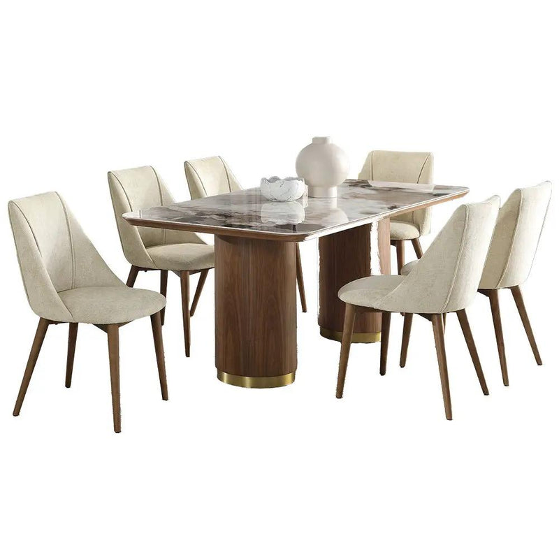 Willene - Dining Table With Ceramic Top by Unique Piece Furniture