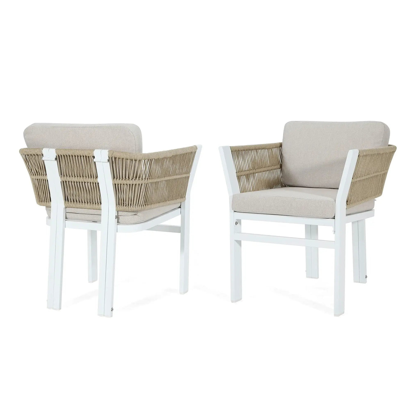 Outdoor Dining Chair, All-Weather Patio Seating For Backyard (Set of 2) by HouseOfZazla