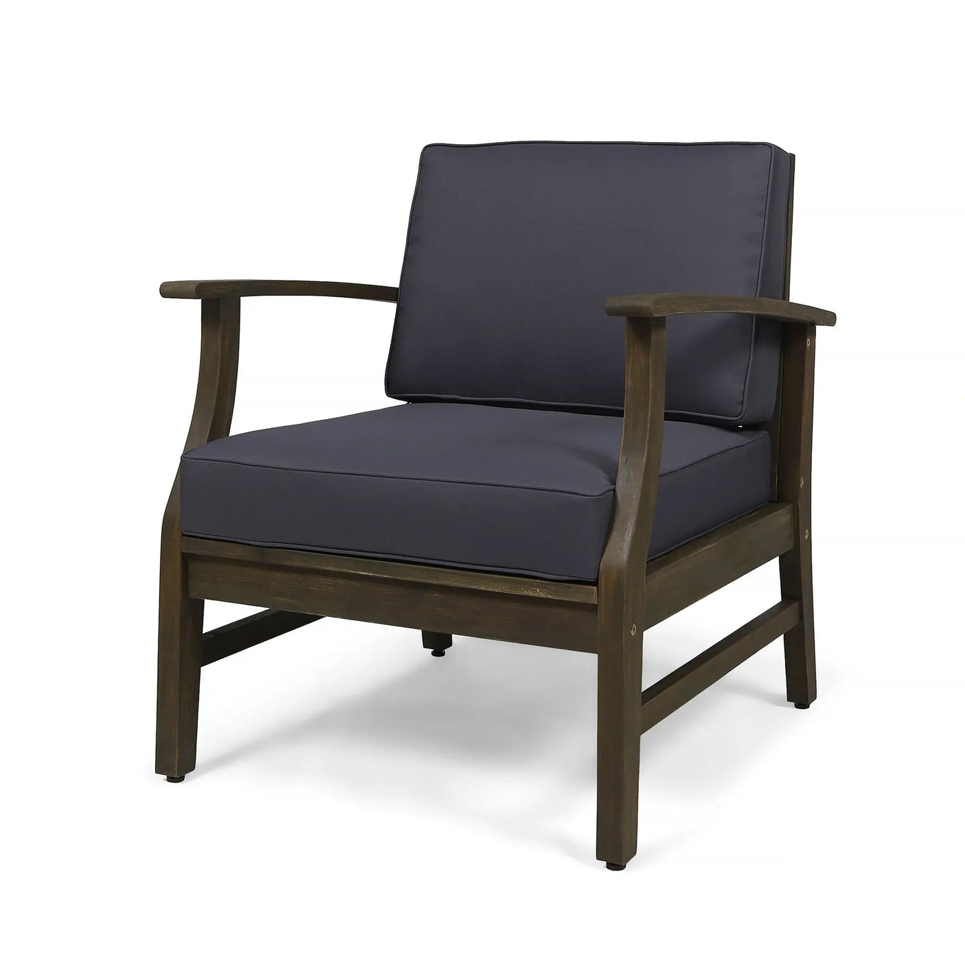 Perla Contemporary Club Chair with Water Resistant Cushion by HouseOfZazla