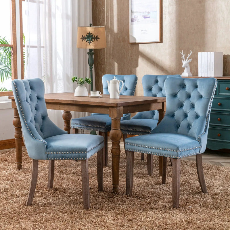 Nikki - High-End Tufted Dining Chair (Set of 2) by HouseOfZazla