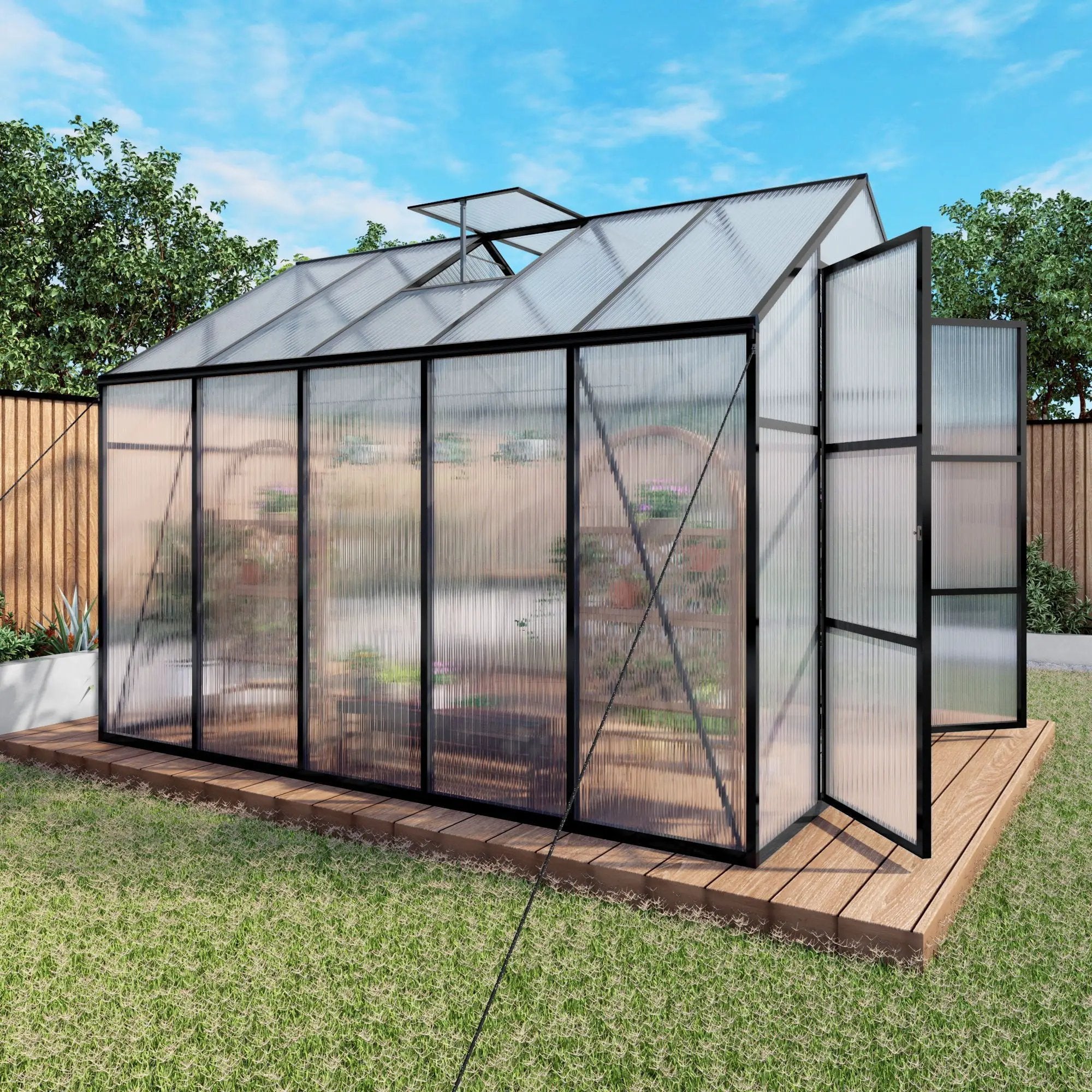 Gain Height Windproof house All Season Outdoor Garden Shelter by HouseOfZazla