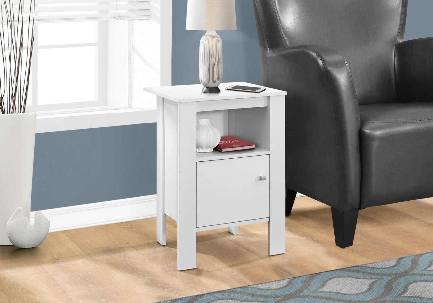 Accent Nightstands with Storage and Transitional Style by HouseOfZazla