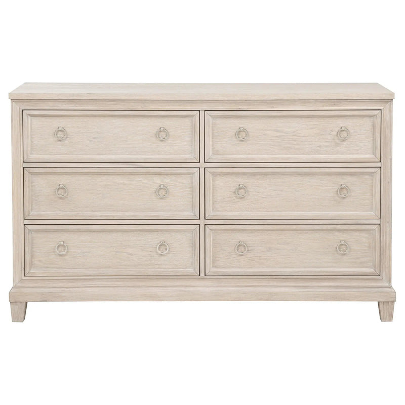 Pembroke 6-drawer Bedroom Dresser Cabinet Washed Oak by Unique Piece Furniture