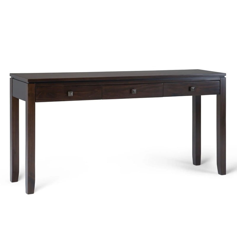 Cosmopolitan - Wide Console Sofa Table - Mahogany Brown by HouseOfZazla