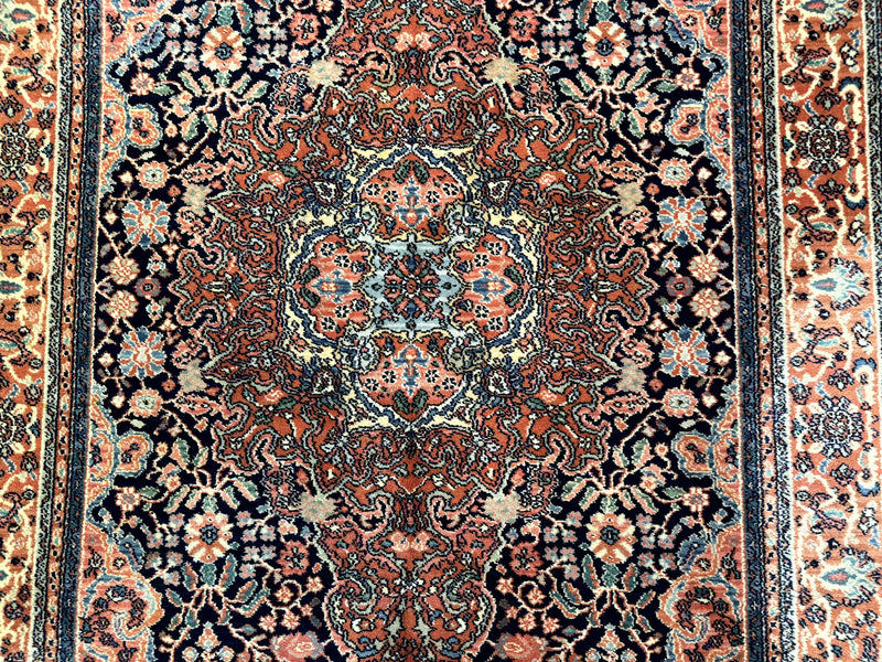 Karastan Rug 5.9 x 9, Kashan Medallion #741, Original Collection 700 Series, Discontinued, Wool Pile by Jewel Rugs