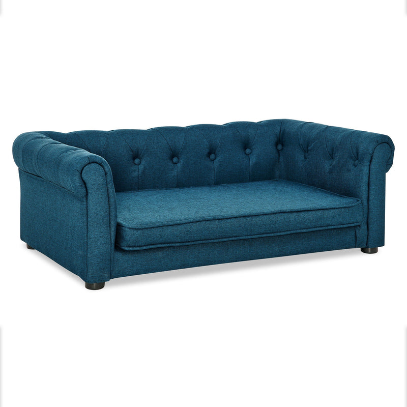Modern Elegant Rectangle Pet Bed, Durable Elevated Dog Sofa by HouseOfZazla