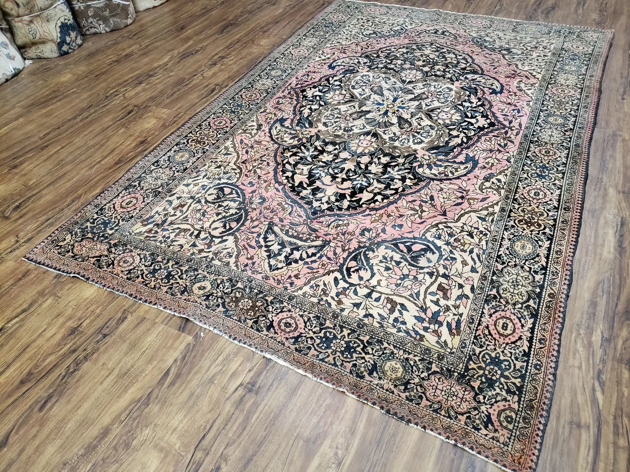 Antique Persian Farahan Rug, 4'1" x 6' 5" by Jewel Rugs