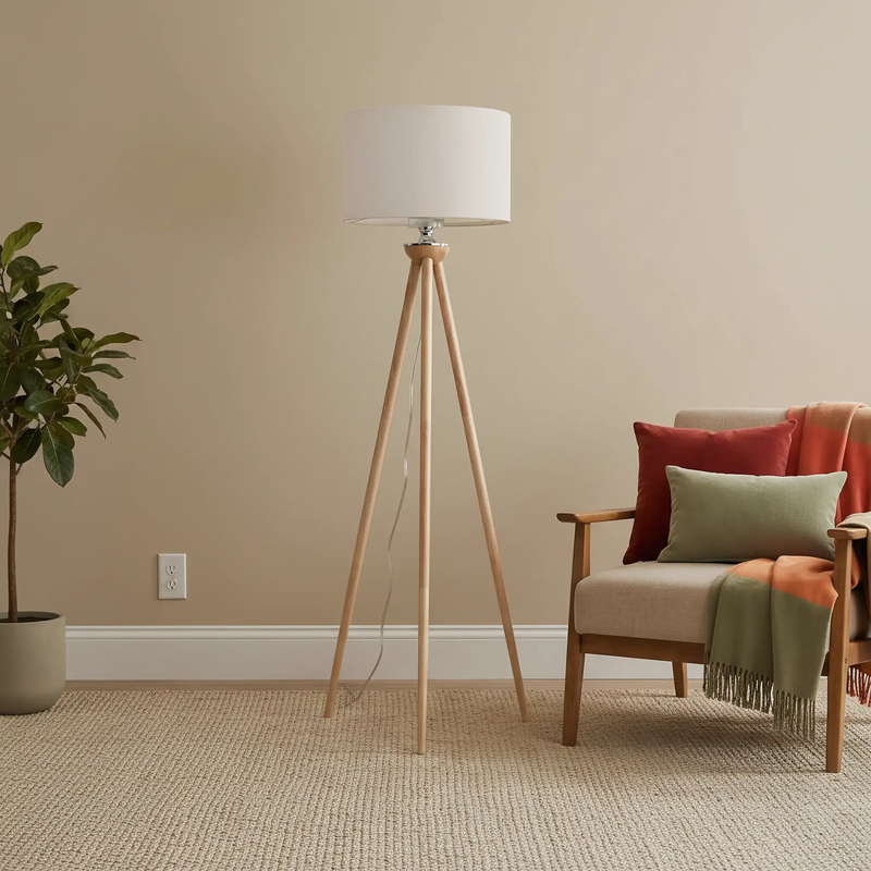 Tall Corner Floor Lamp by HouseOfZazla