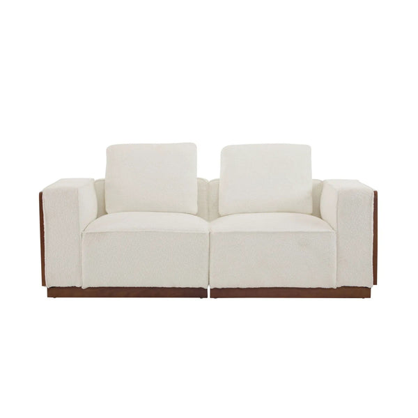 Chita Modular Sectional Sofa 2 Seater With Larger Seats - Beige