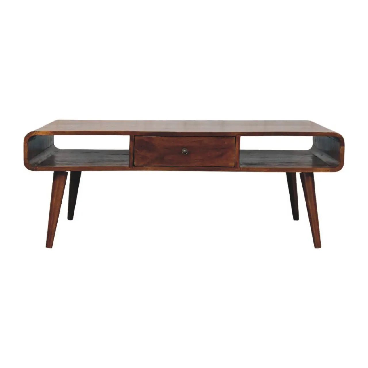 Avora - 2 Drawer Coffee Table - Brown by HouseOfZazla