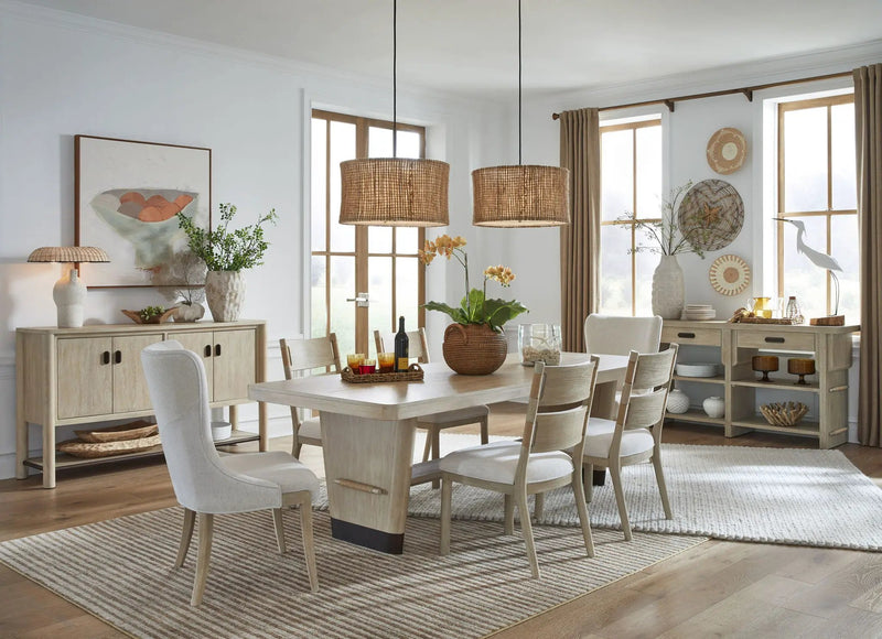 Sunset Cove - Trestle Dining Table - Sanibel Brown by Unique Piece Furniture