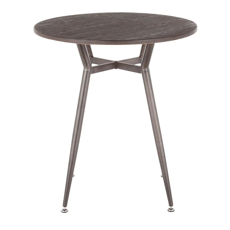 Clara - Industrial Round Dinette Table by HouseOfZazla