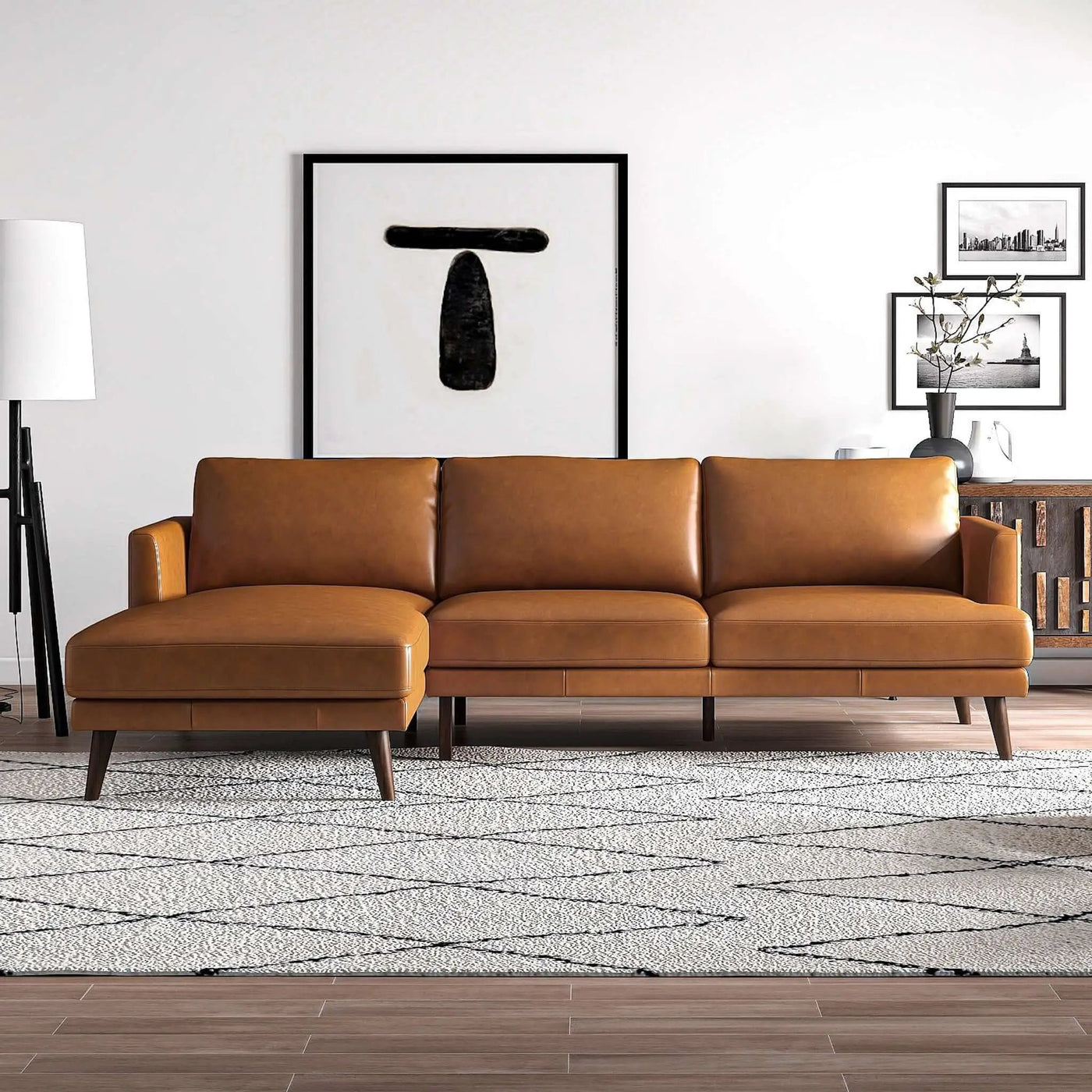 Lore - High Quality L-Shaped Sectional by Unique Piece Furniture
