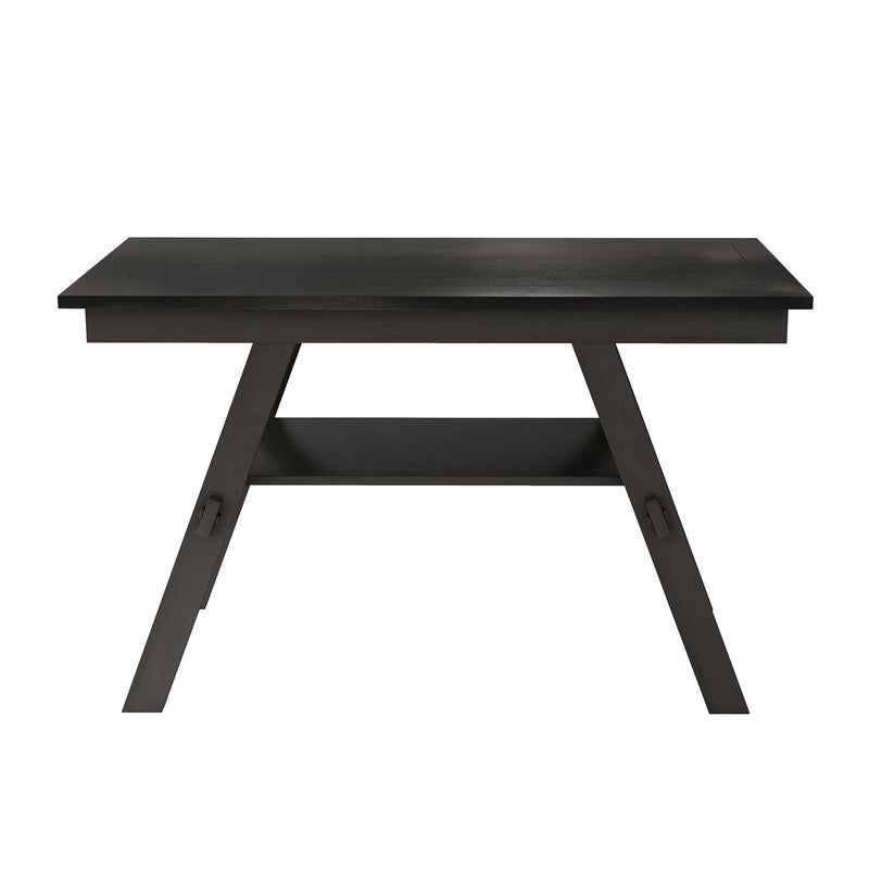 TOPMAX 6-Piece Wood Counter Height Dining Table Set with Storage Shelf by HouseOfZazla