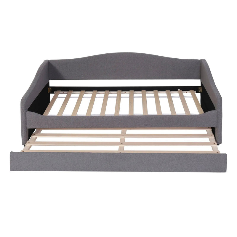 Design Upholstered Daybed With Light and Trundle by HouseOfZazla
