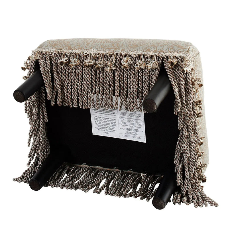 Fiona - Handcrafted Accent Footstool Ottoman by Unique Piece Furniture