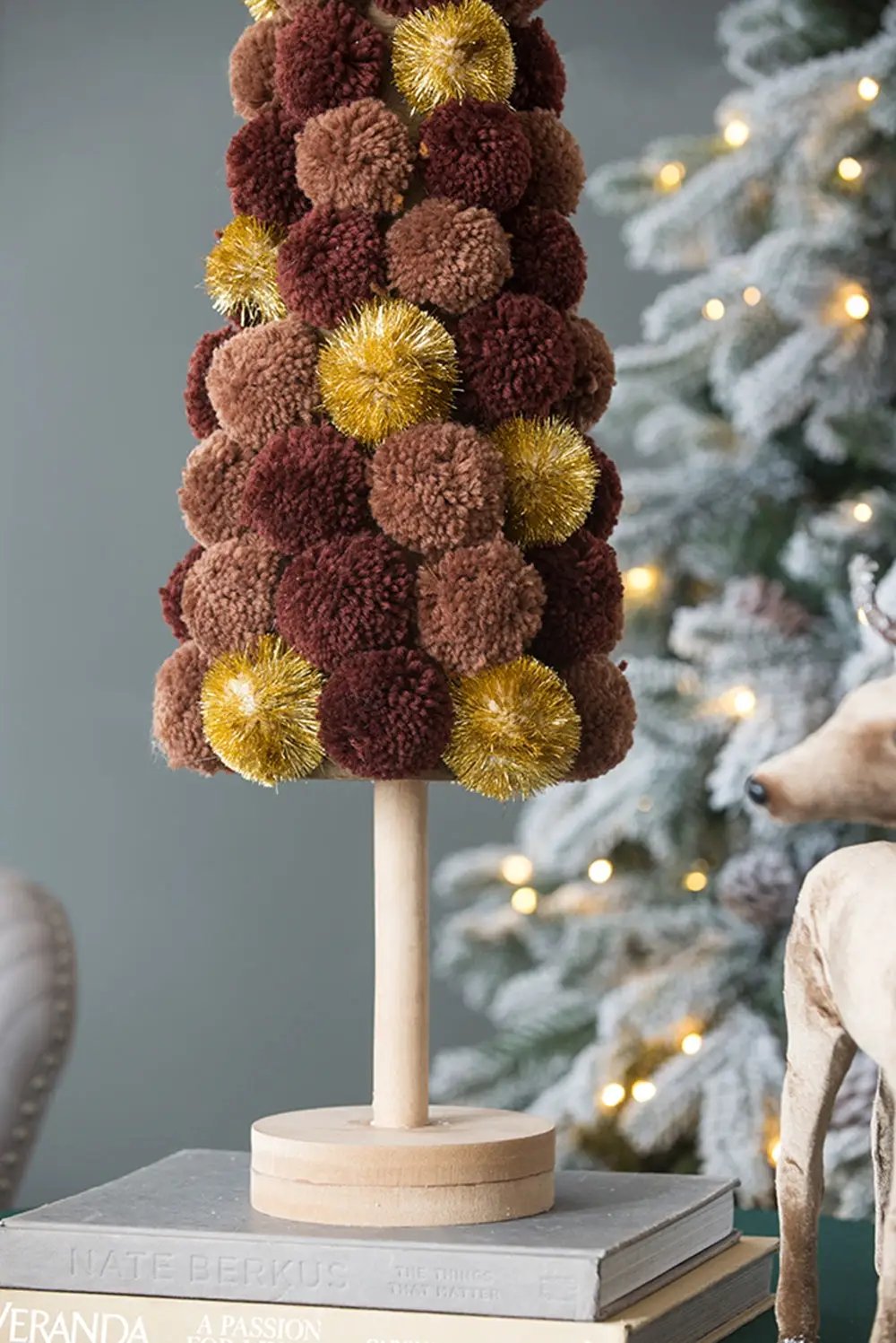 Tall Tree Christmas Table Decor, Coffee by HouseOfZazla