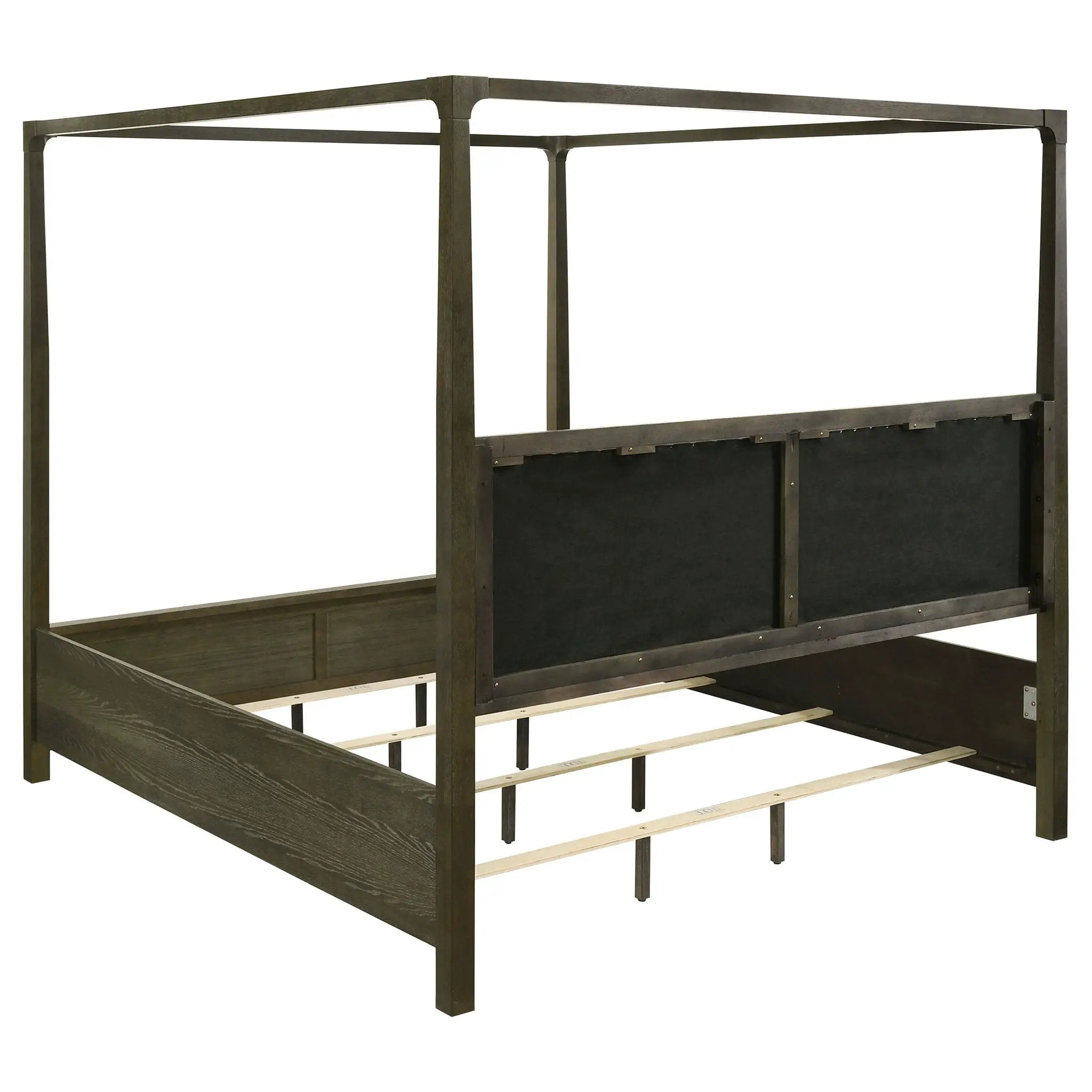 Gran Park California King Four Poster Canopy Bed Dark Cocoa by Unique Piece Furniture