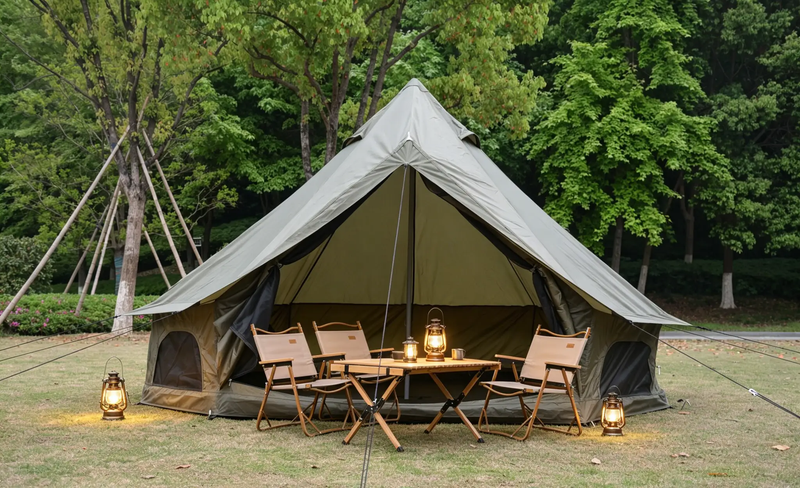 Oxford Bell Tent for Family Camping by HouseOfZazla