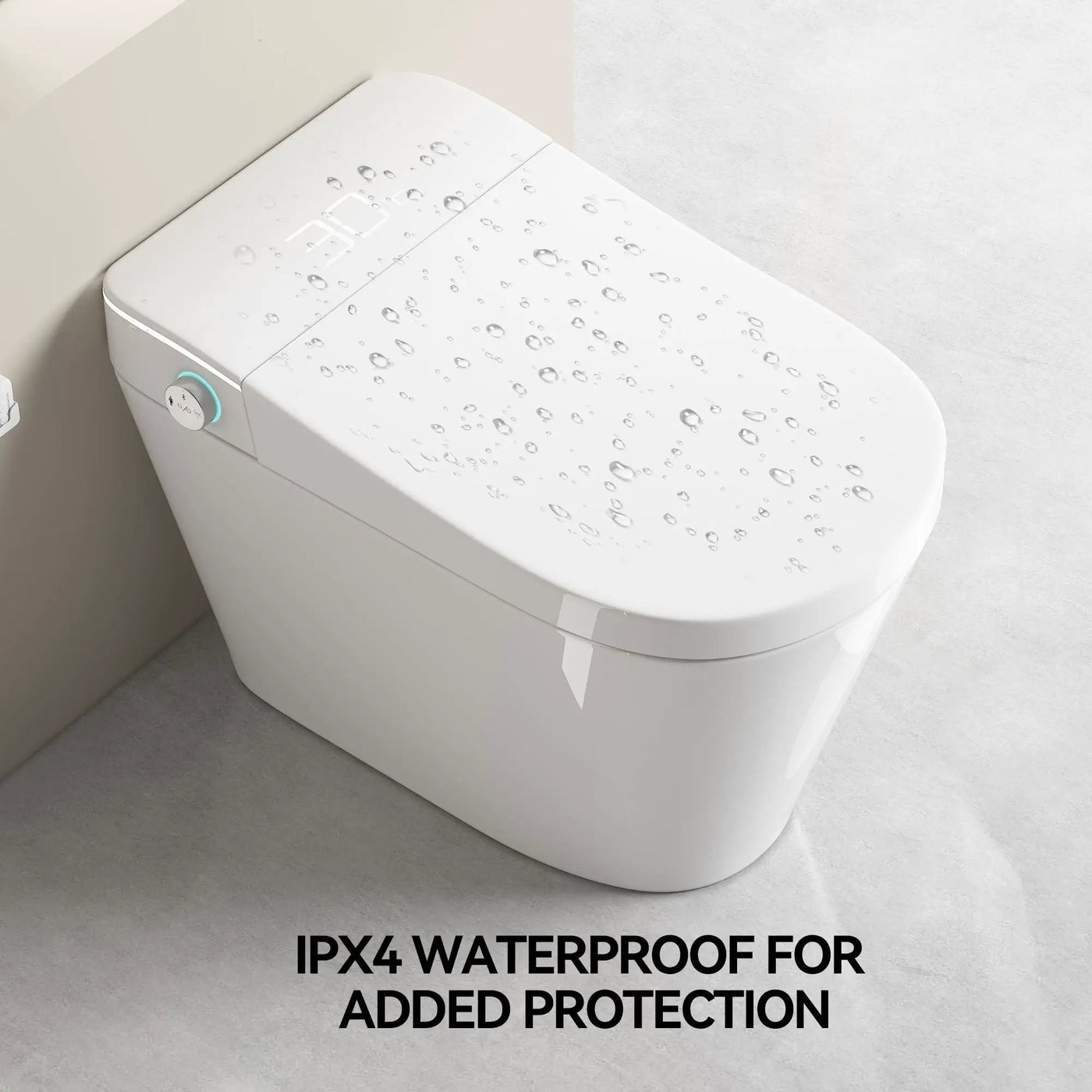Smart Bidet Toilet With Auto Open / Close Seat, Warm Water Wash, Heated Seat, And Wireless Remote Control by HouseOfZazla